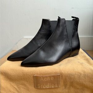 Acne Studios Women’s Black Ankle Boots